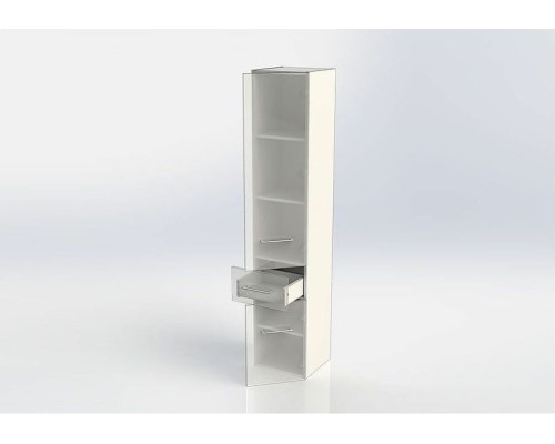 Шкаф пенал Aquanet Порто 35 R 195732 подвесной Белый