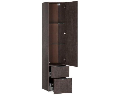 Шкаф пенал Aquanet Эвора 40 R 182999 подвесной Дуб антик