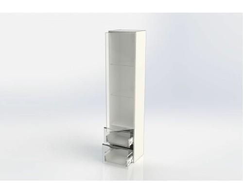 Шкаф пенал Aquanet Эвора 40 R 182999 подвесной Дуб антик