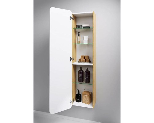 Шкаф пенал Aqwella Basic 35 BAS0535DZ Дуб золотой