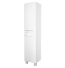 Шкаф пенал 1MarKa Соната 35 R У23259 с бельевой корзиной Белый глянцевый