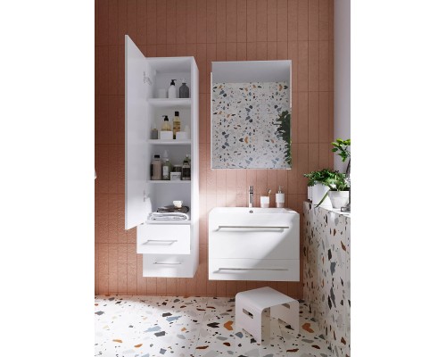 Шкаф пенал 1MarKa Соната 35 R У23256 подвесной Белый глянцевый