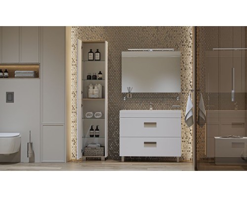 Шкаф пенал Velvex Orlando 40 pnORL.190-211 Белый матовый