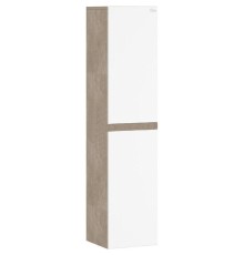 Шкаф пенал Onika Алеста 35.10 403566 подвесной Камень светлый Белый