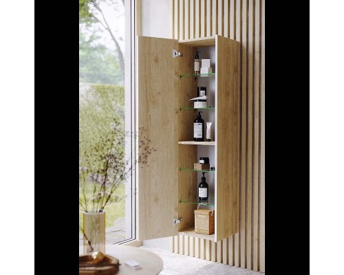 Шкаф пенал Aqwella Urban 35 URB0535DD подвесной Дуб Давос