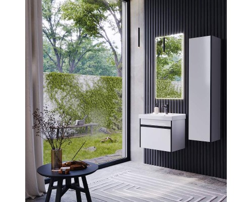 Шкаф пенал Aqwella Urban 35 URB0535W подвесной Белый