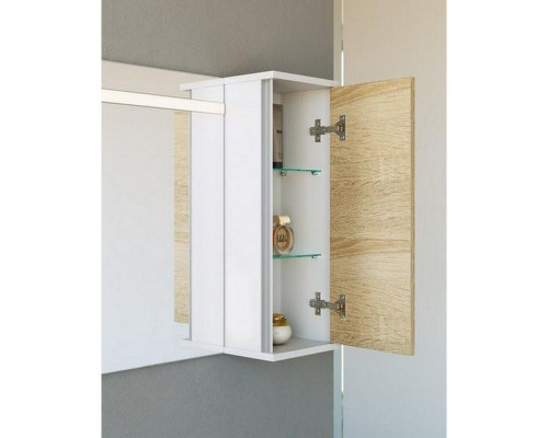 Подвесной шкаф Aqwella 5 Stars Майами 25 Mai.04.25 Дуб сонома Белый