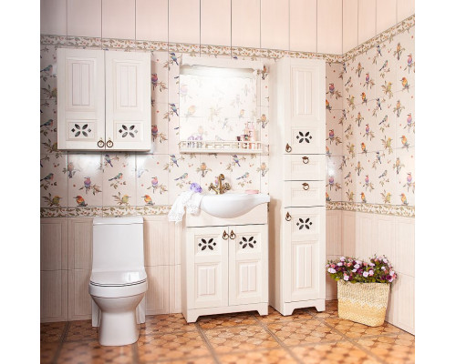 Подвесной шкаф Бриклаер Кантри 65 4627125413643 Бежевый дуб прованс