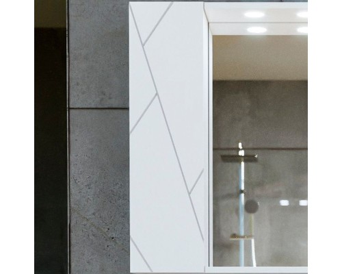 Подвесной шкаф Бриклаер Кристалл 20 4627125416040 Белый