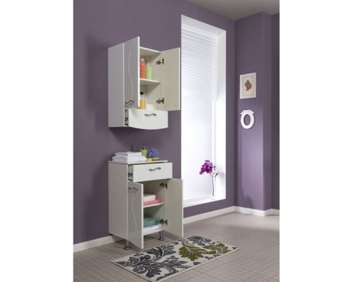 Подвесной шкаф Aquanet Моника 50 186780 Белый