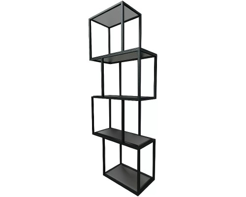 Полка 1MarKa Grunge Loft Chain У97508 Графит матовый