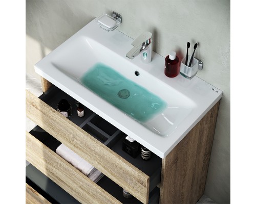 Тумба под раковину AM.PM Gem S 75 M91FSX0752OF Светлый дуб