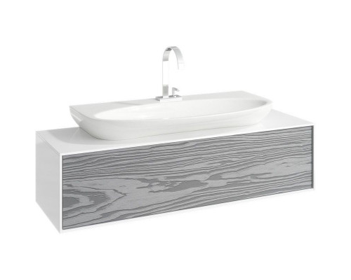 Тумба под раковину Aqwella 5 Stars Genesis 120 GEN0112MG подвесная Миллениум серый