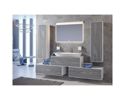 Тумба под раковину Aqwella 5 Stars Genesis 100 GEN0110MG подвесная Миллениум серый