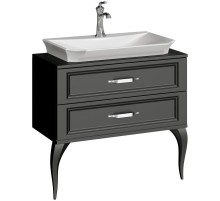 Тумба под раковину Aqwella 5 Stars La Donna 85 LAD0108BLK Черная