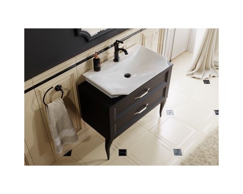 Тумба под раковину Aqwella 5 Stars La Donna 85 LAD0108BLK Черная