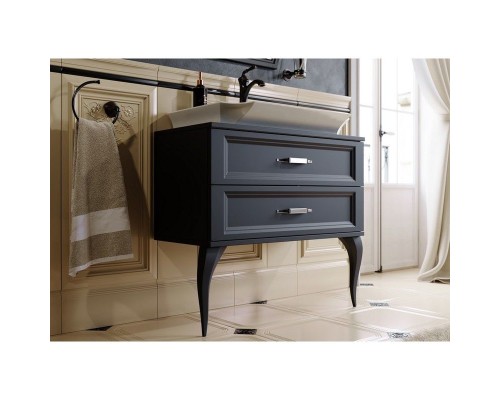 Тумба под раковину Aqwella 5 Stars La Donna 85 LAD0108BLK Черная