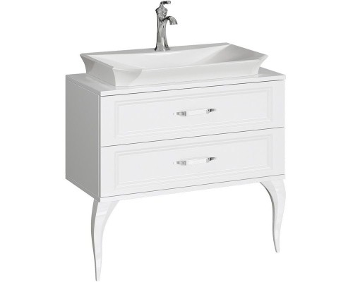 Тумба под раковину Aqwella 5 Stars La Donna 85 LAD0108W Белая