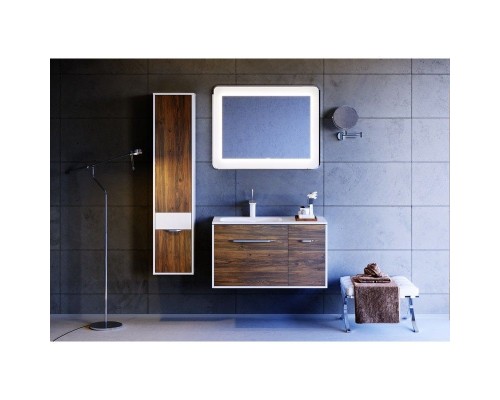 Тумба под раковину Aqwella 5 Stars Malaga 90 Mal.01.09/L/CD подвесная Крафт темный