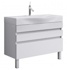 Тумба под раковину Aqwella 5 Stars Бергамо 100 Ber.01.10/n/W Белая
