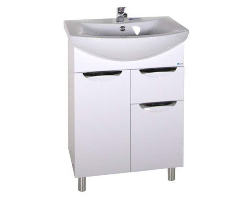 Тумба под раковину АСБ-мебель Мессина 60 9891 Белая