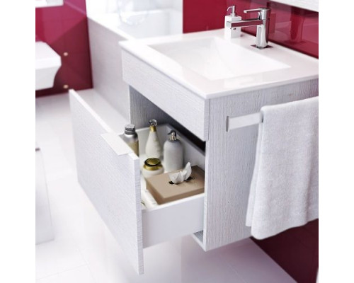 Тумба под раковину Aqwella Бриг 75 Br.01.07/1/W подвесная Белая