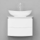 Тумба под раковину Velvex Luna 60 tpLUN.60-21.43 подвесная Белая