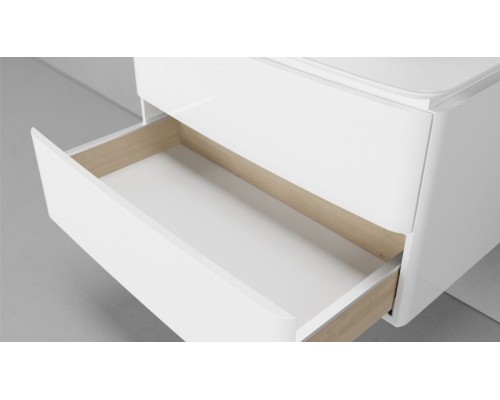 Тумба под раковину Velvex Luna 60 tpLUN.60-21.43 подвесная Белая