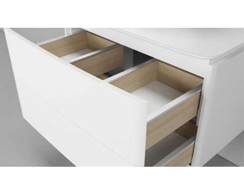 Тумба под раковину Velvex Luna 60 tpLUN.60-21.43 подвесная Белая