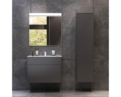 Тумба под раковину AM.PM Inspire V2.0 80 M50AFHX0803GM подвесная Графит