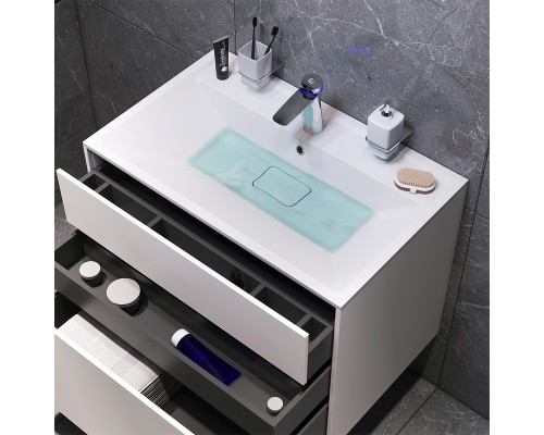 Тумба под раковину AM.PM Inspire V2.0 80 M50AFHX0803WM подвесная Белая матовая