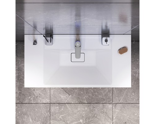 Тумба под раковину AM.PM Inspire V2.0 100 M50AFHX1003GM подвесная Графит матовая