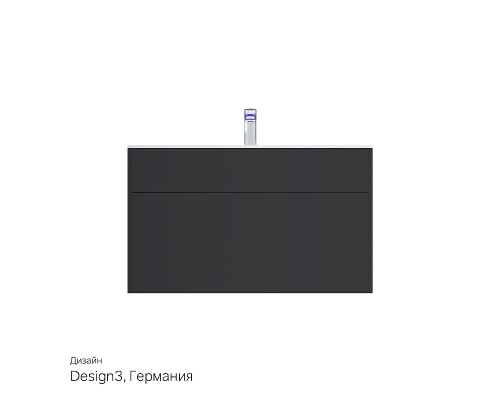 Тумба под раковину AM.PM Inspire V2.0 100 M50AFHX1003GM подвесная Графит матовая