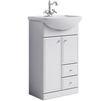 Тумба под раковину Aqwella Барселона 55 Ba.01.05/2 Белая