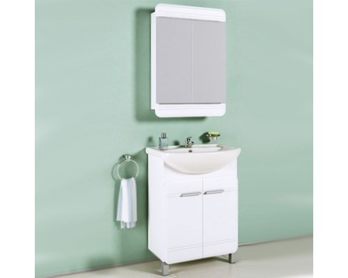 Тумба под раковину Aqwella Корсика 65 Kor.01.06 Белая