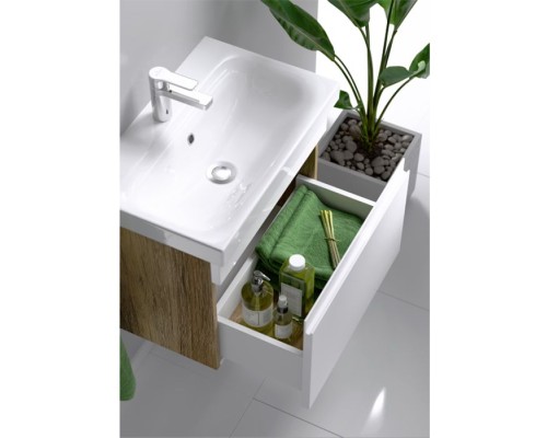 Тумба под раковину Aqwella Smart 50 SRT0105DB подвесная Дуб балтийский