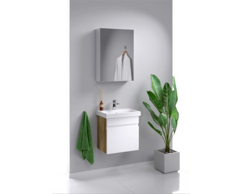 Тумба под раковину Aqwella Smart 50 SRT0105DB подвесная Дуб балтийский