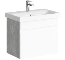 Тумба под раковину Aqwella Smart 60 SRT0106BS подвесная Бетон светлый