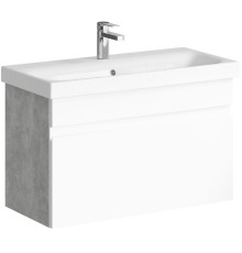 Тумба под раковину Aqwella Smart 80 SRT0108BS подвесная Бетон светлый