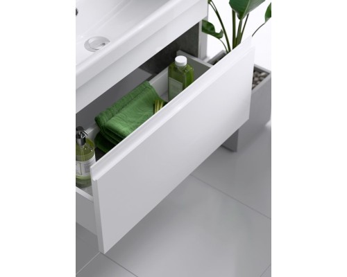 Тумба под раковину Aqwella Smart 80 SRT0108BS подвесная Бетон светлый