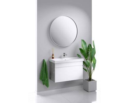 Тумба под раковину Aqwella Smart 80 SRT0108BS подвесная Бетон светлый