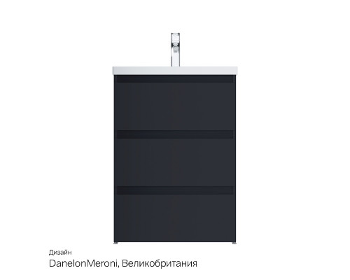 Тумба под раковину AM.PM Gem S 60 M91FSX0602GM Графит матовый