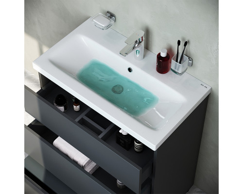 Тумба под раковину AM.PM Gem S 75 M91FSX0752GM Графит матовый