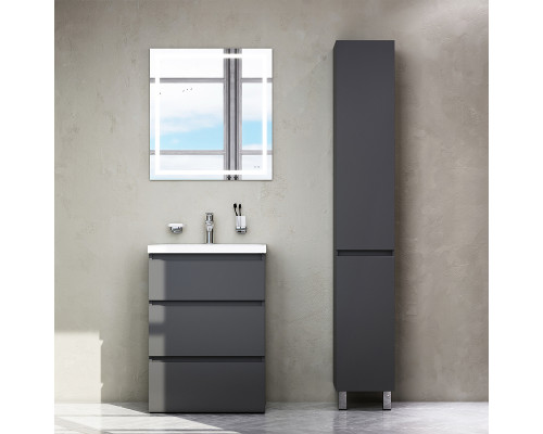 Тумба под раковину AM.PM Gem S 75 M91FSX0752GM Графит матовый