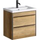 Тумба под раковину Aqwella Fargo 60 FRG0106DB Дуб балтийский