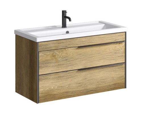 Тумба под раковину Aqwella Fargo 100 FRG0110DB Дуб балтийский