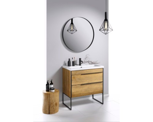 Тумба под раковину Aqwella Fargo 100 FRG0110DB Дуб балтийский