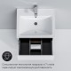 Тумба под раковину AM.PM X-Joy 55 M85AFSX0552WG Белый глянец