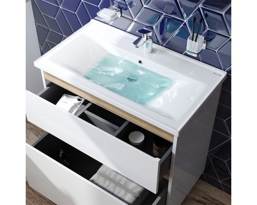 Тумба под раковину AM.PM X-Joy 80 M85AFSX0802WG Белый глянец