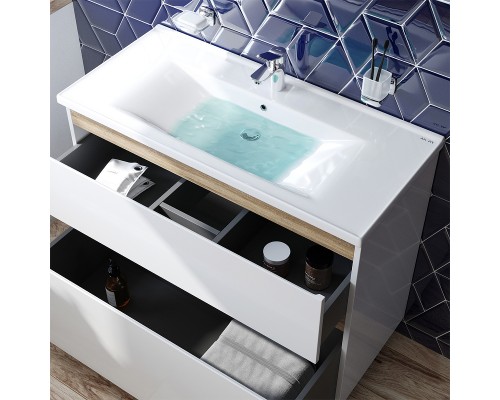 Тумба под раковину AM.PM X-Joy 100 M85AFSX1002WG Белый глянец